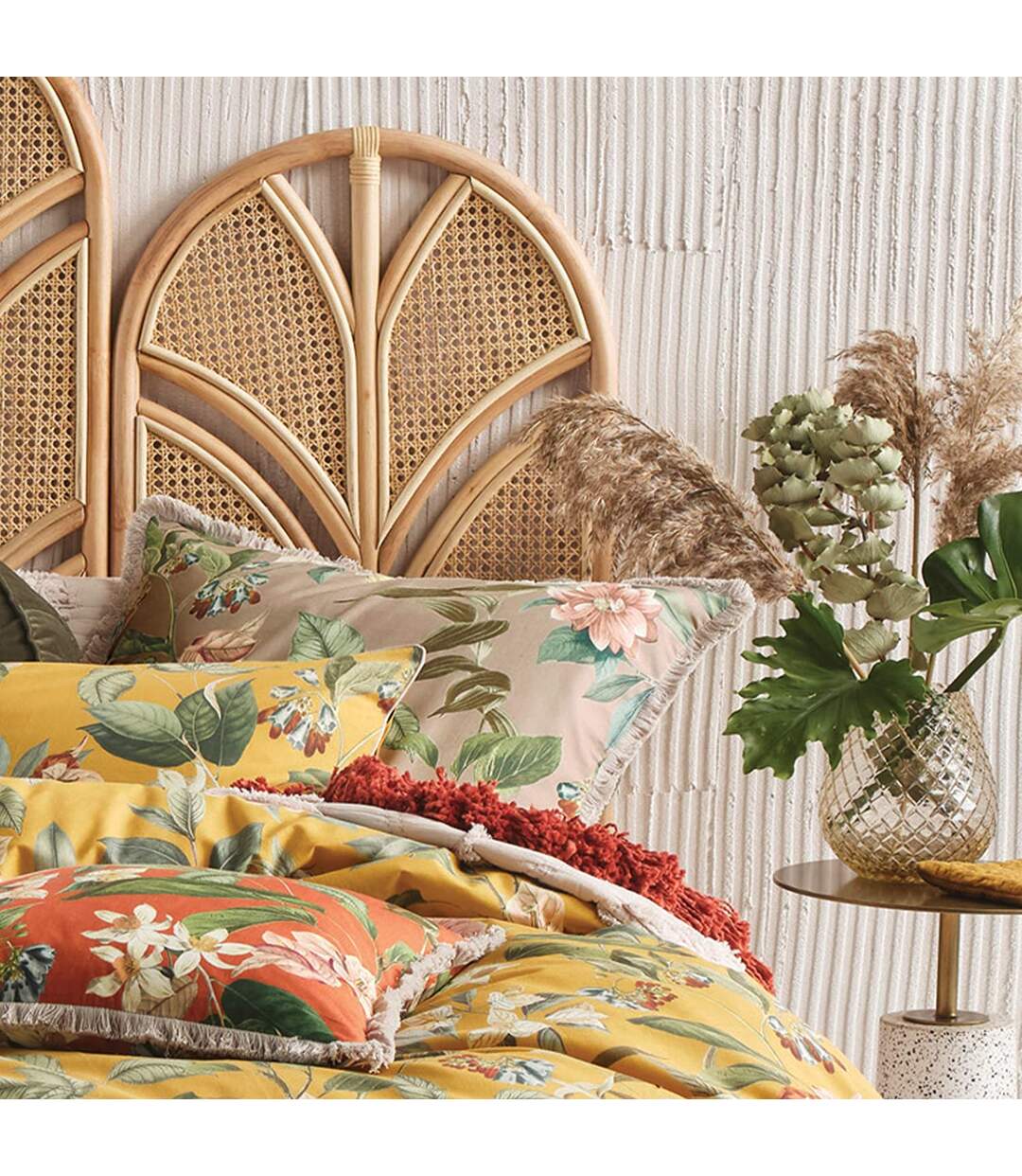Linen House - Parure de lit ANASTACIA (Multicolore) - UTRV1736