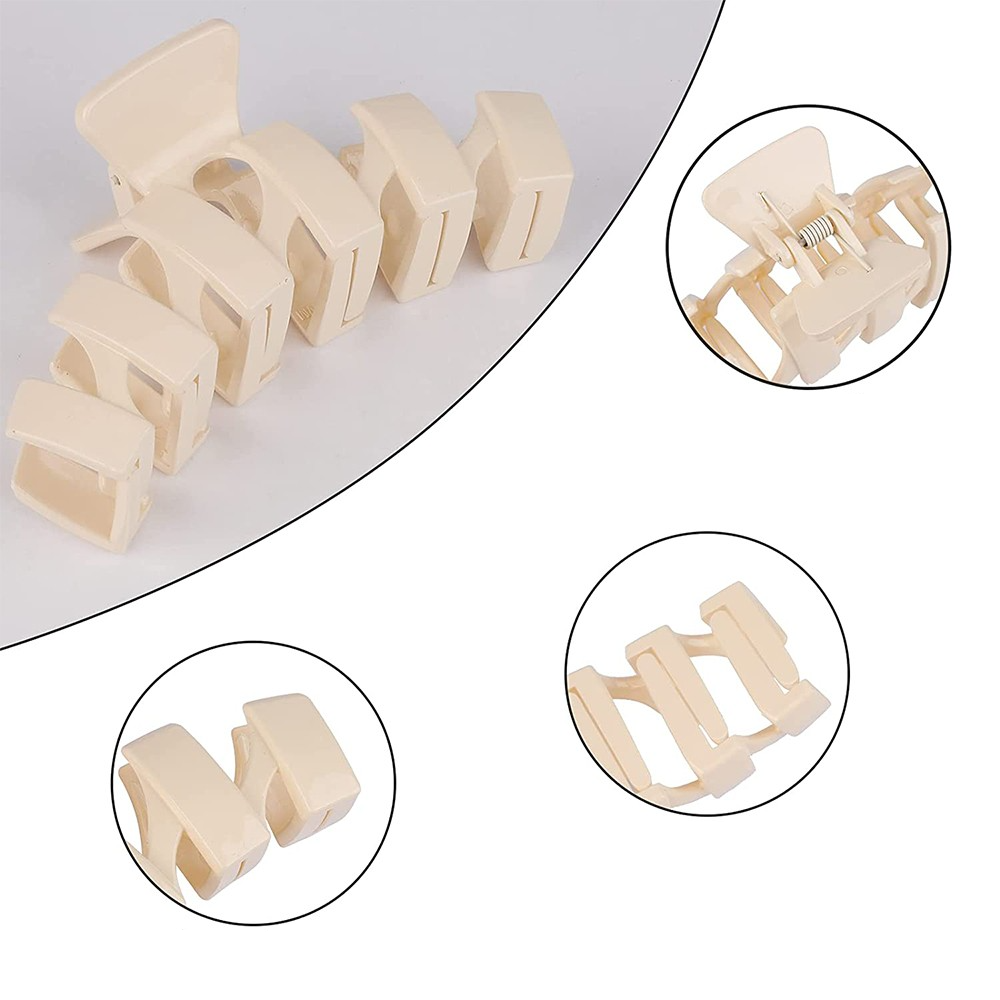 (115mm) Haarspange Klammer Krallen Clip Haarschmuck  - Braun