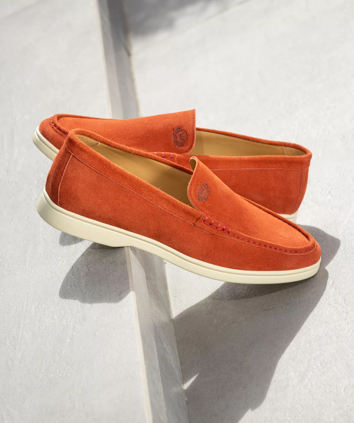 Mocassin MONACO Daim Brique