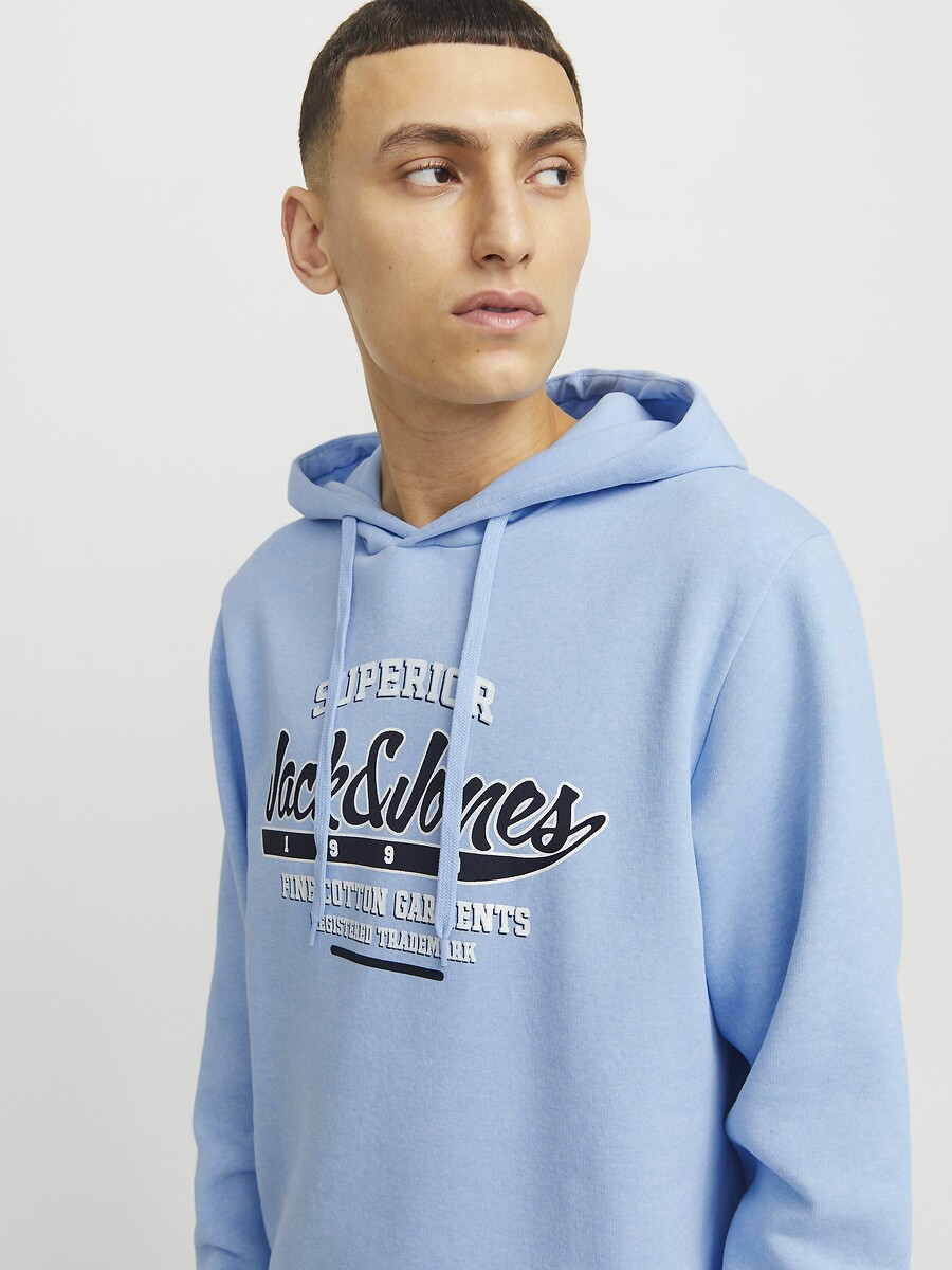 JACK & JONES<br>Moletom reto com logo