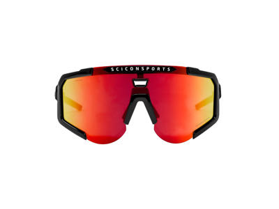 Scicon Aeroscope cykelbriller black gloss/multimirror red