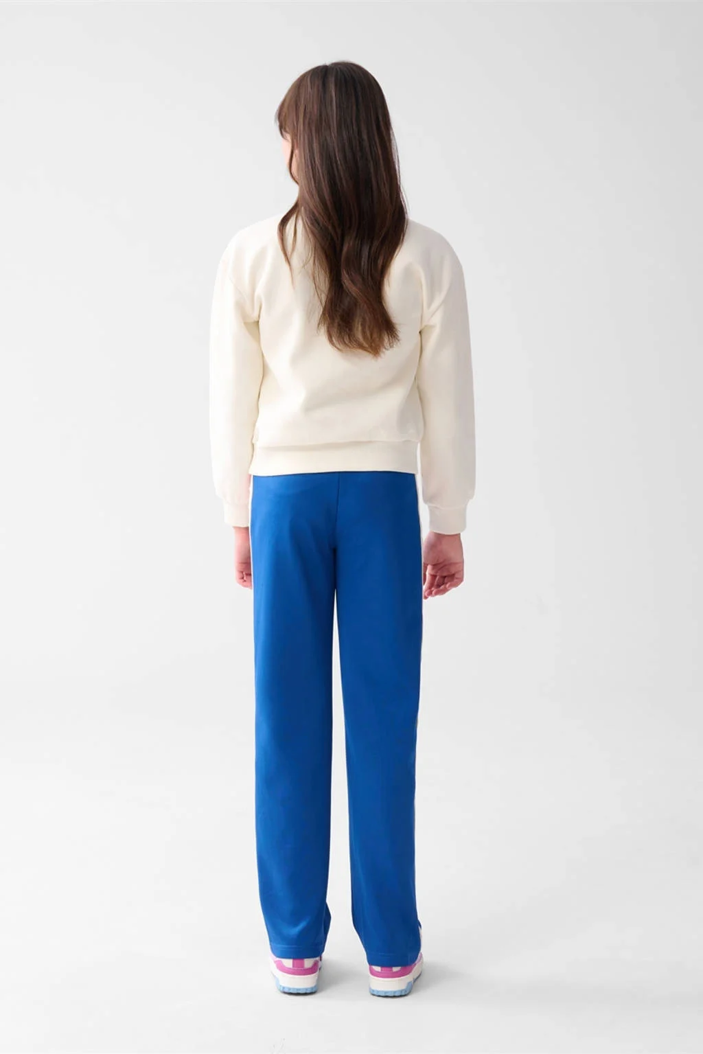 Shoeby straight sweatpant blauw