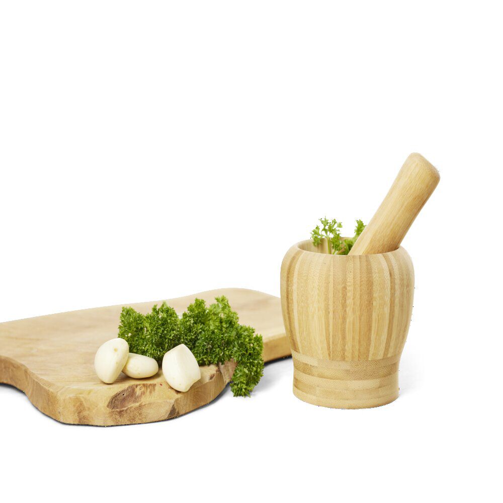 Mortier en bambou H14,5cm