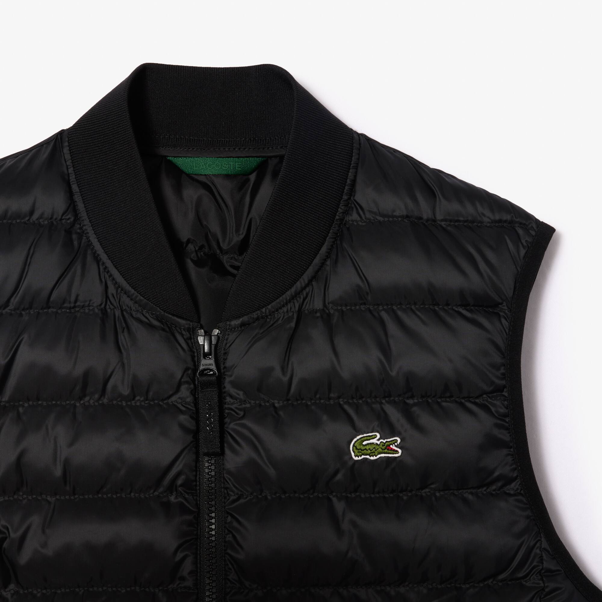 Herren LACOSTE wasserabweisende Westenjacke Jacken & Mäntel - Schwarz - Lacoste - Herren