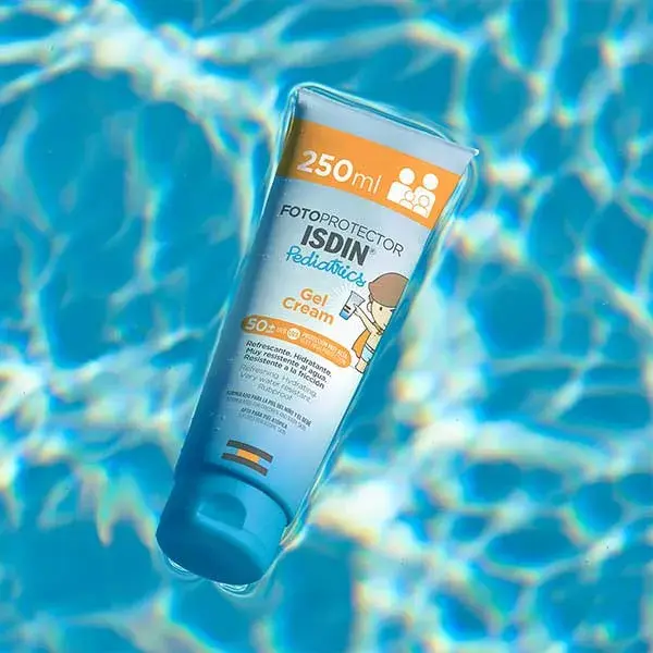 ISDIN Fotoprotector Gel Creme Pediátrico Protetor Solar Corporal FPS 50 250ml