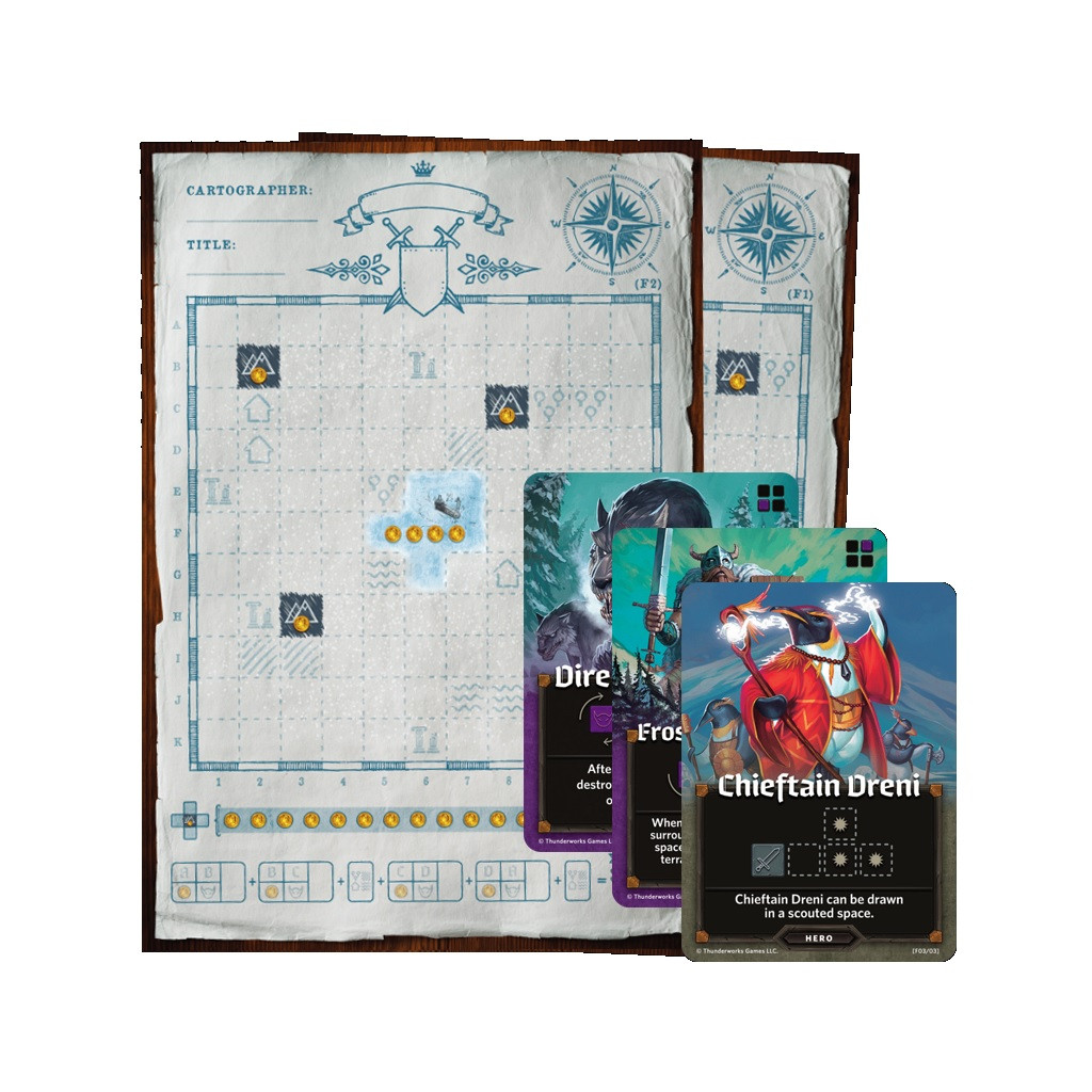 Cartographers Heroes - Map Pack 4 Frozen Expanse