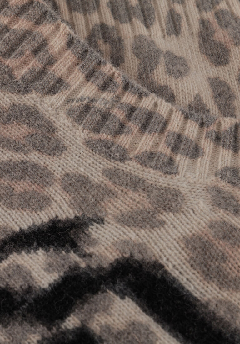 bruine ganni truien/vesten graphic wool vest