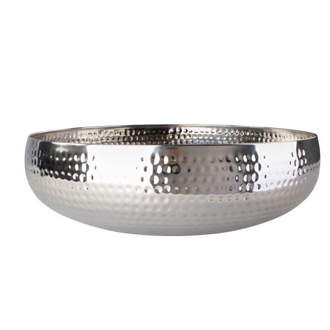 Dekoschale silber - ca. 36 cm