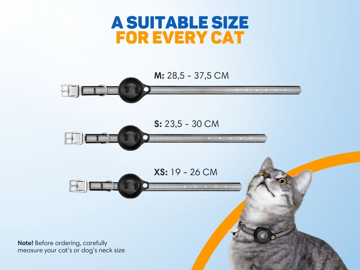 Vulpes Goods AirTag Kattenhalsband - Maat S