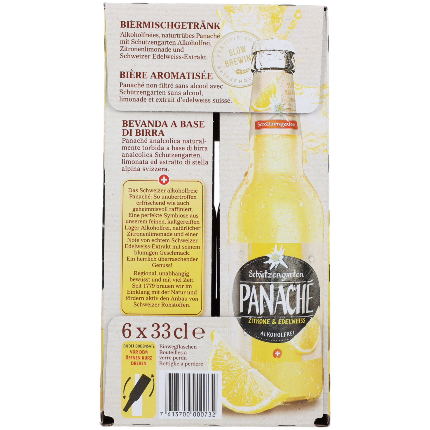 Schützengarten Panaché alkoholfrei 6x33cl -198cl