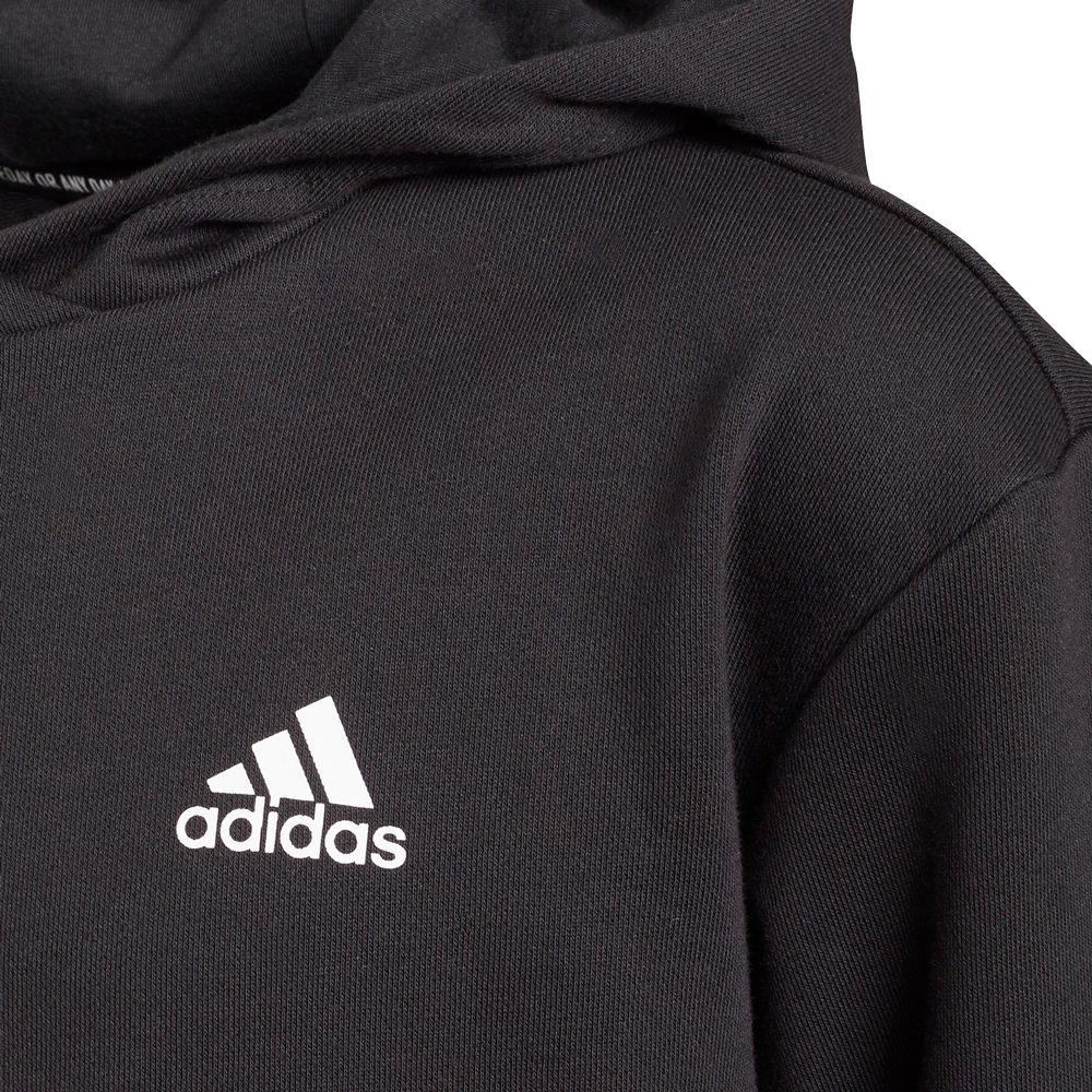adidas Primegreen Future Icons 3-Streifen Kapuzenkleid Mädchen schwarz