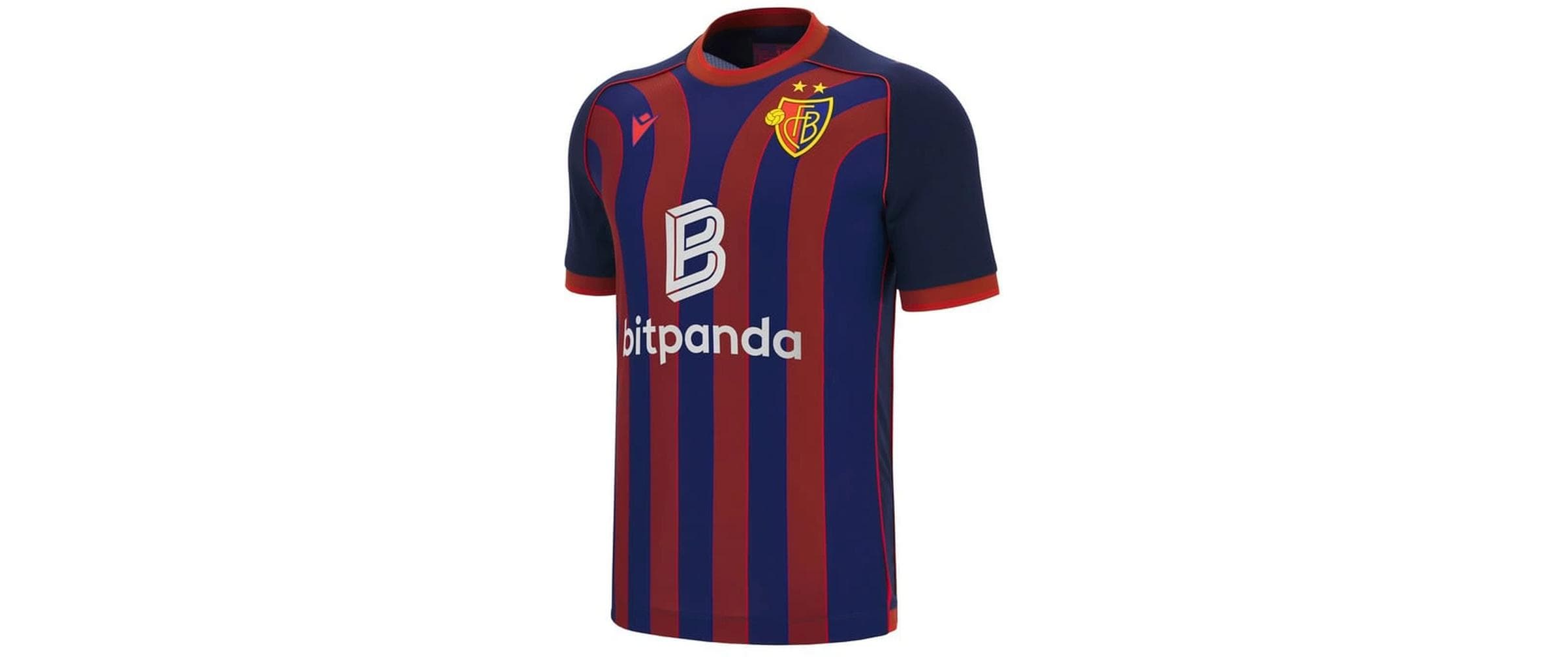 Home Jersey 25/26 L, Blau/RotHeimtrikot des FC Basel für die Saison 2025/26
