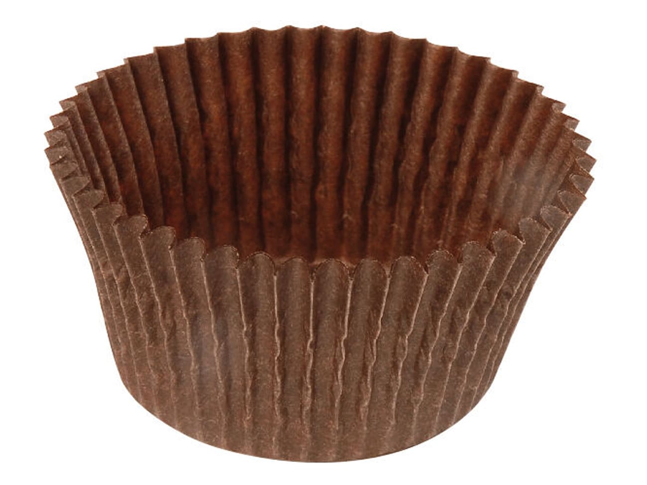 Caissette ronde brune (x 1000) - Ø 2,3 x ht 1,7 cm (n° 3) - Nordia