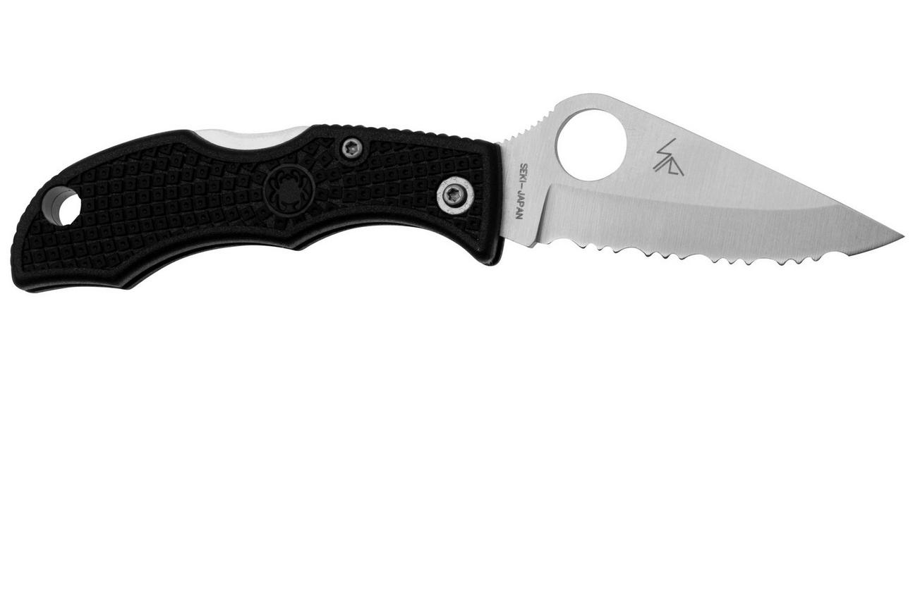 Spyderco Ladybug 3 LBKS3 Black FRN, serrated zakmes