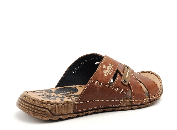 Rieker mules et sabots homme 21999 marron