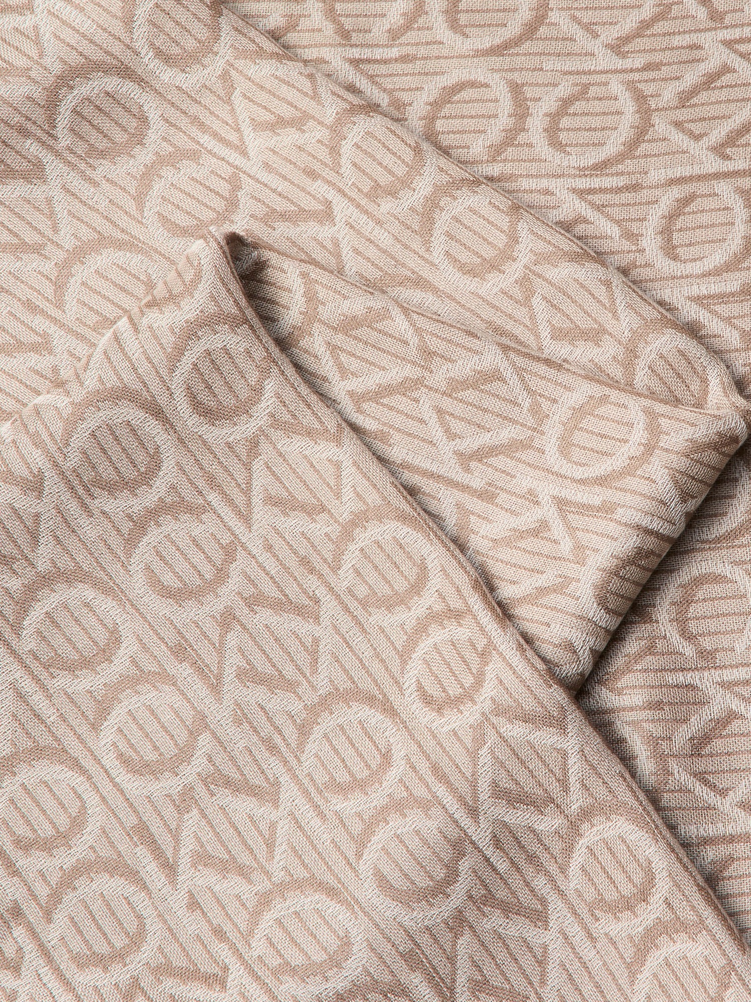 Calvin Klein Modeschal »Monogram Jaquard Schal« Mit Markenlogoprint