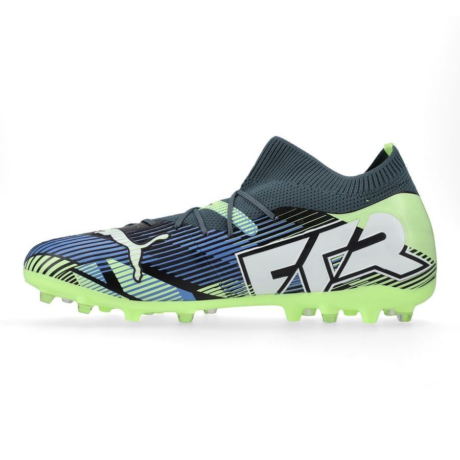 PUMA Future 7 Match MG Lights Out - Gray Skies/Blanc/Fizzy Apple