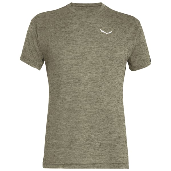 T-shirt randonnée SALEWA PUEZ MELANGE DRY M S/S TEE DARK OLIVE MELANGE