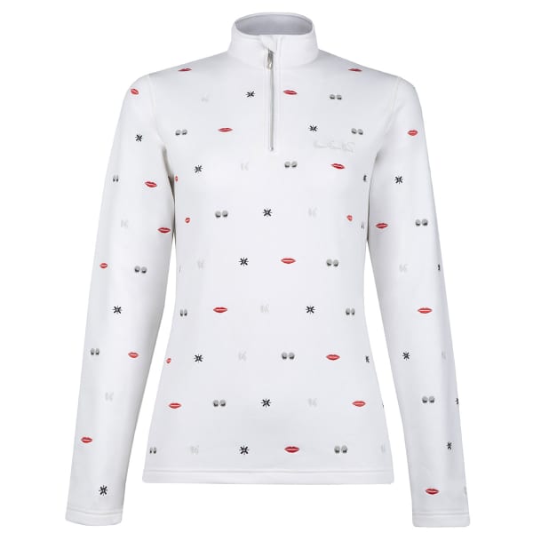 Sweat polaire DUVILLARD PREMIERE COUCHE MORGANE WHITE
