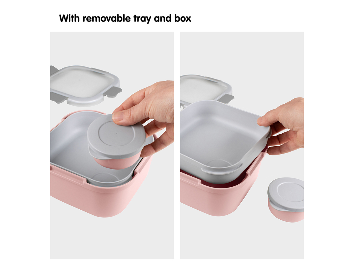 Sunware sigma home food set van 2 lunchbox - roze