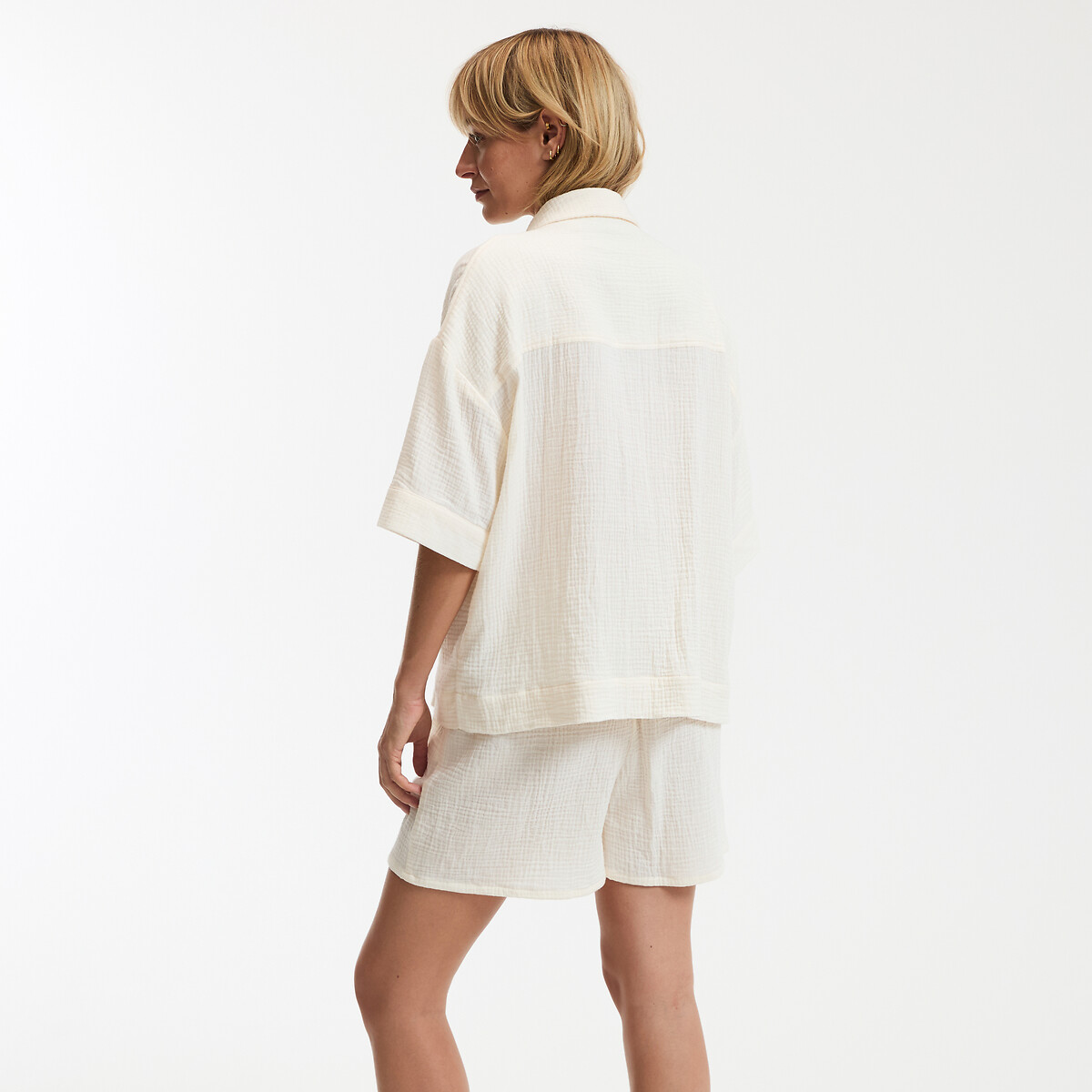 COLEÇÕES LA REDOUTE<br>Calções pijama em tetra