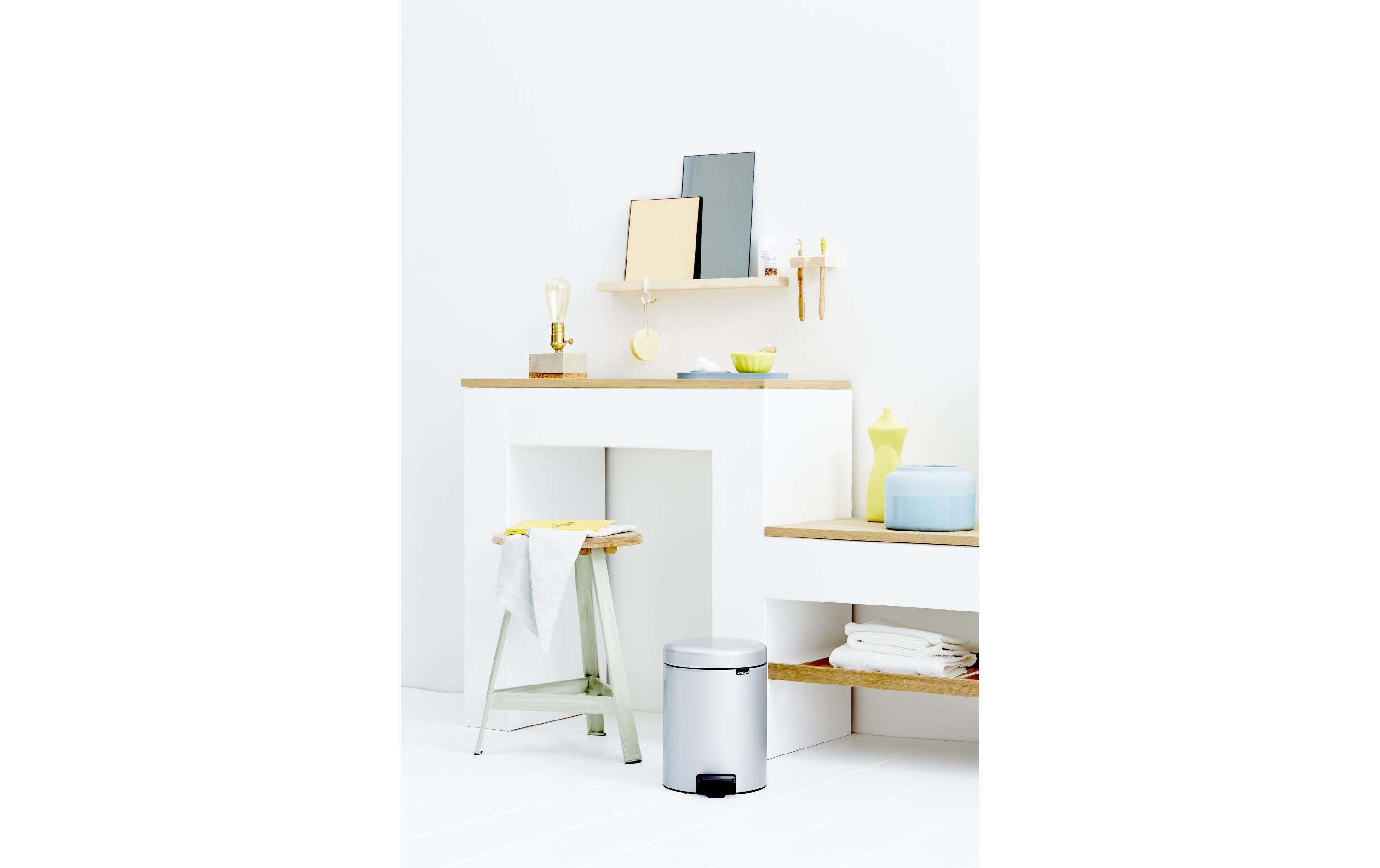 Kosmetikeimer NewIcon 5 l, Metallic greyTreteimer
