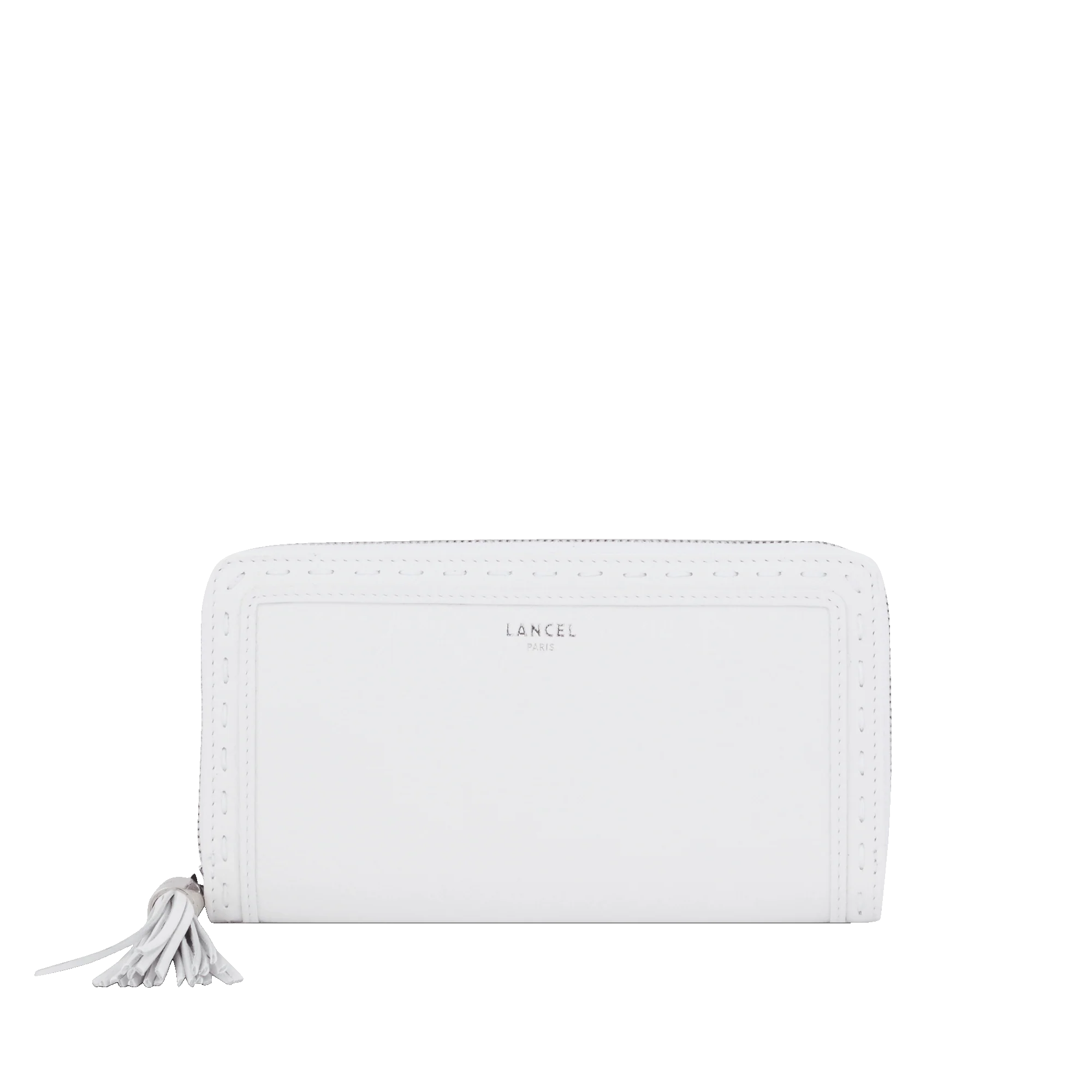 Portefeuille long zippé Premier Flirt de Lancel-Blanc optique
