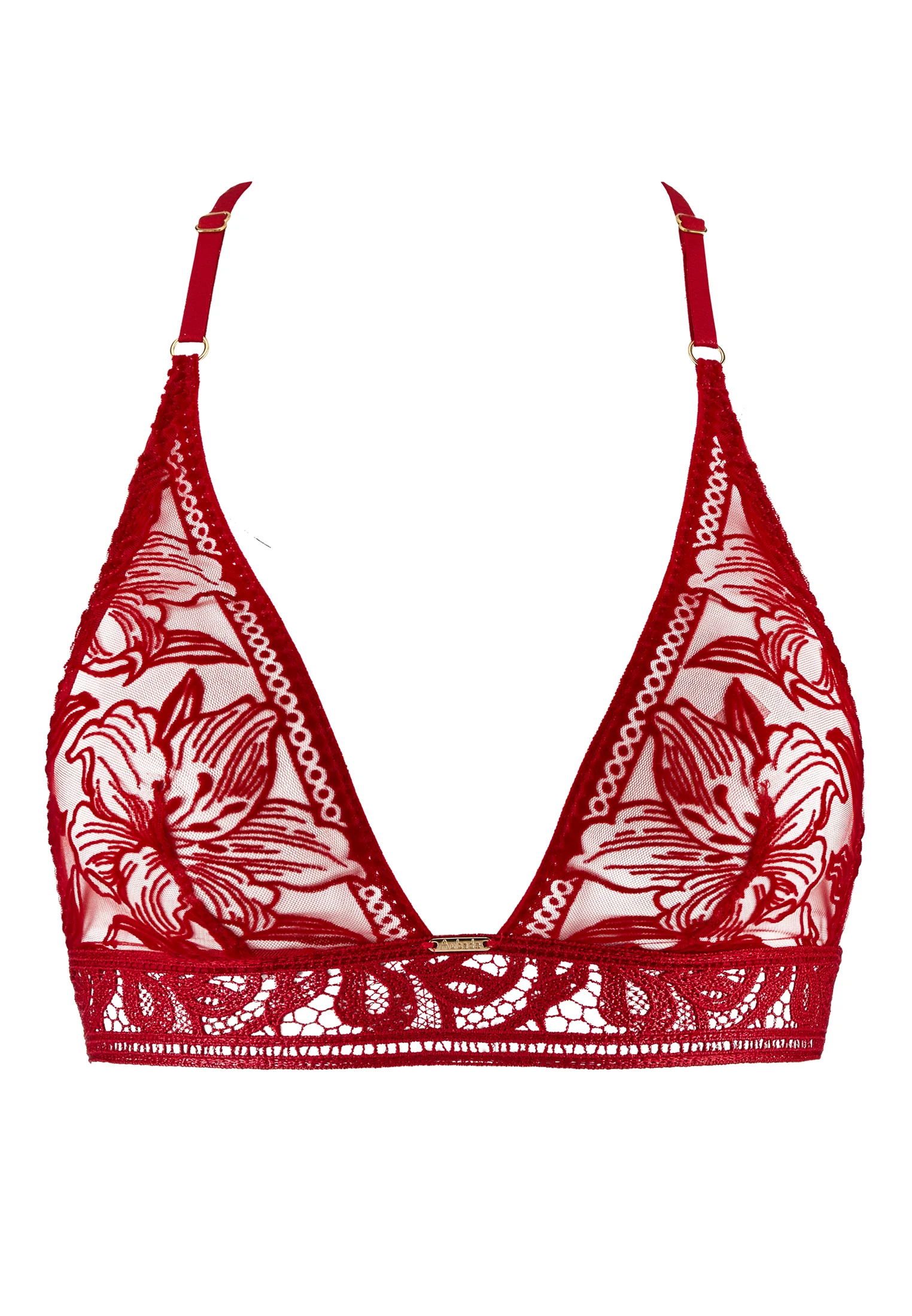 COEUR A CORPS - Soutien-gorge triangle bralette | Rouge
