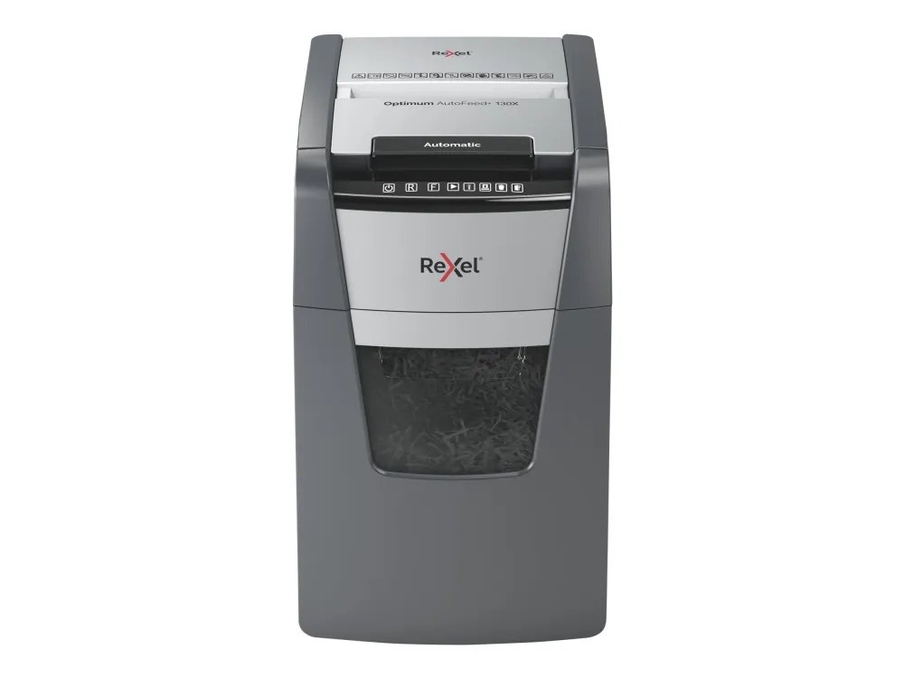 Makulator Rexel Optimum AutoFeed  130X krydsmakulering 4x28 mm (P-4)