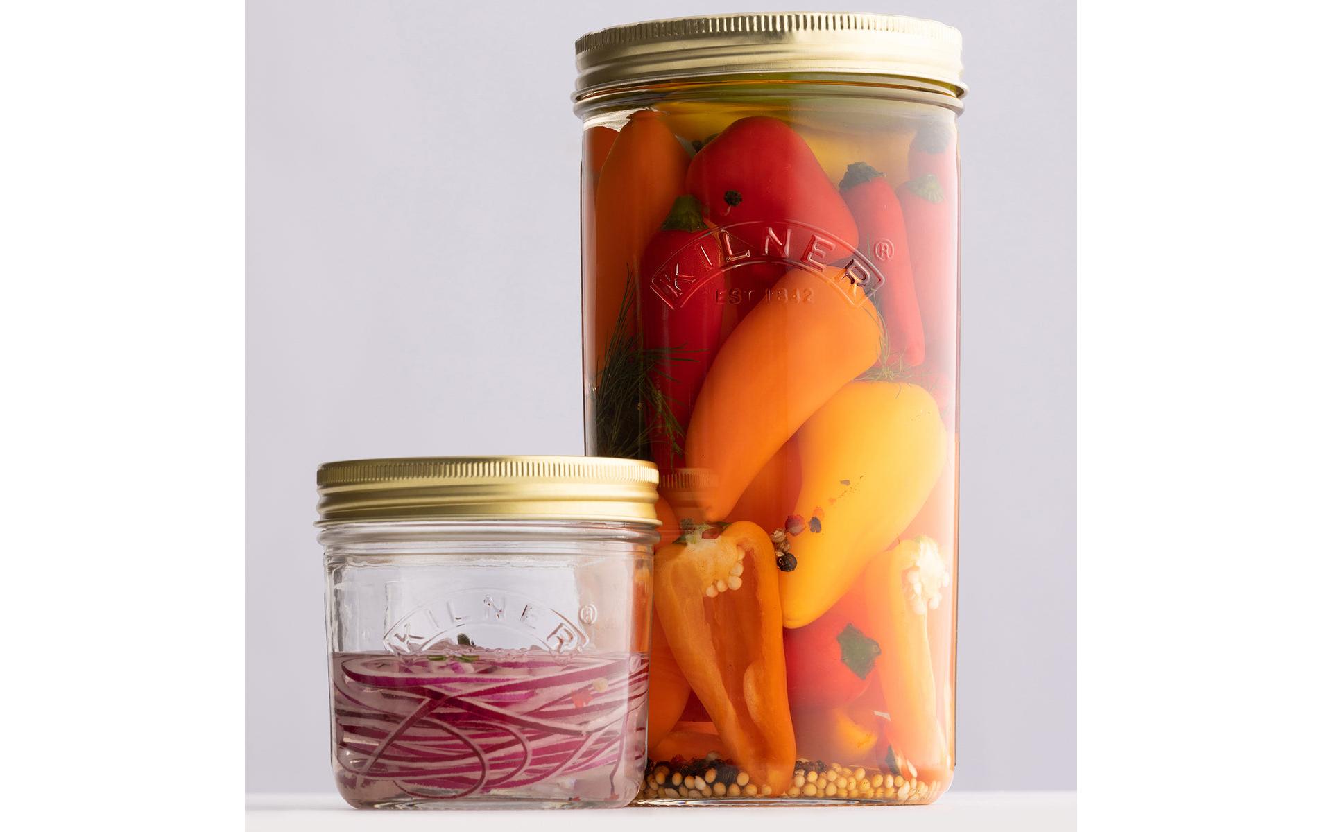 Einmachglas 200 ml, 1 StückGlas mit Deckelrahmen und Dichtungsdeckel
