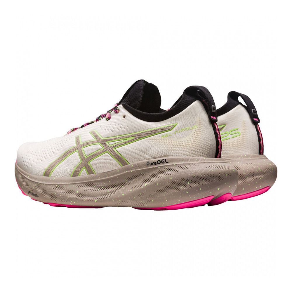 Asics GEL-NIMBUS 25 TR - Chaussures running Femme nature bathing/lime green