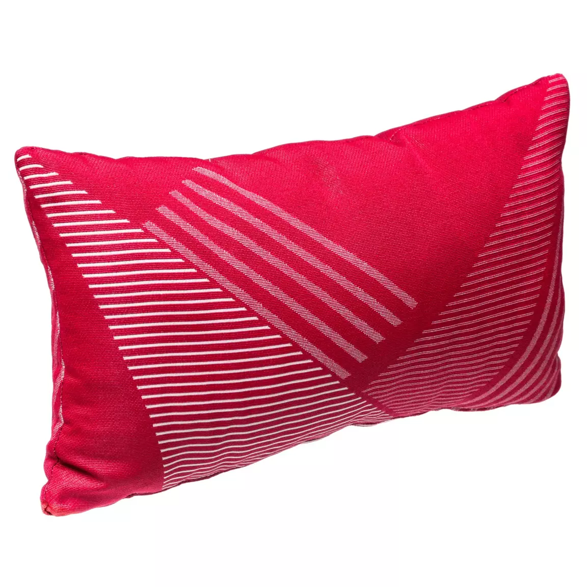 Coussin extérieur rectangulaire (30 x 50 cm) Jacquard Rouge grenade