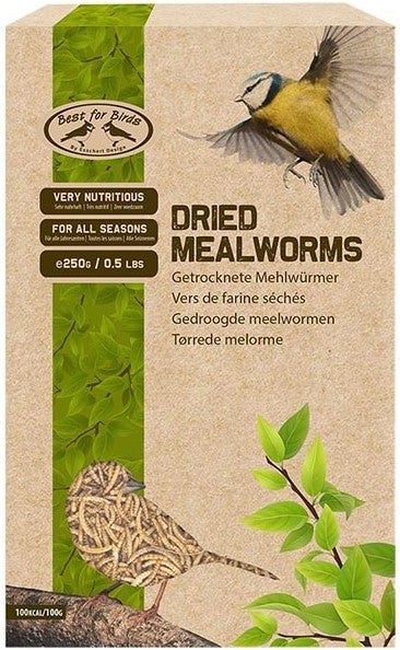 Esschert Design vogelvoer gedroogde meelwormen 250 gr