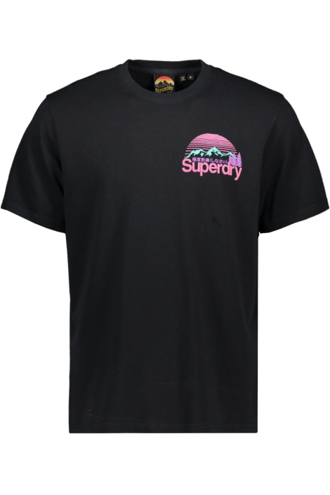 Superdry zwarte heren t-shirt
