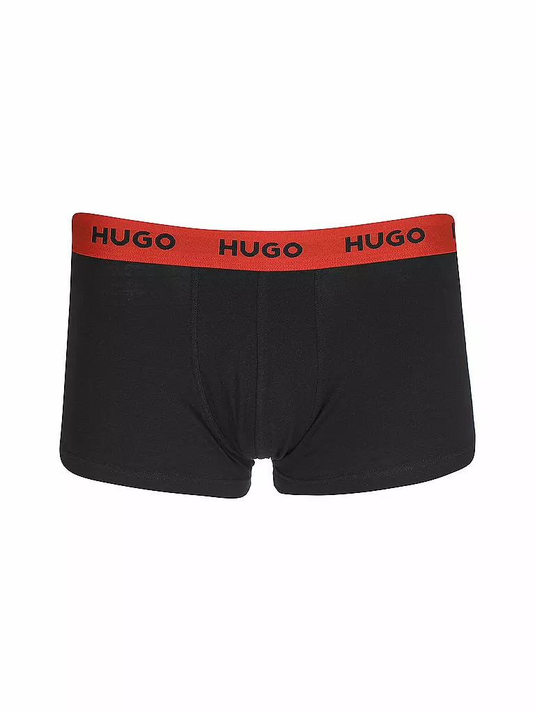 HUGO Pants 3er Pkg schwarz rot schwarz