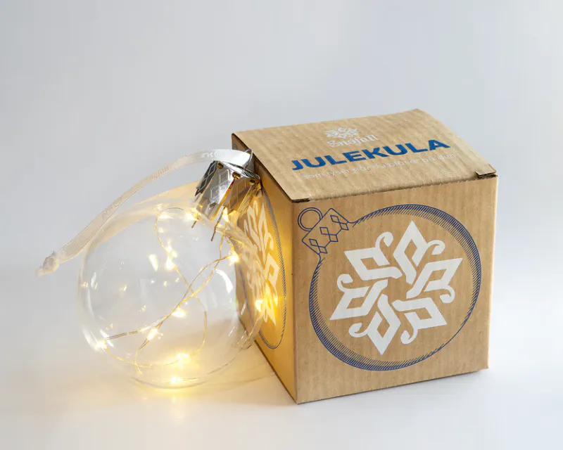 Julekule med Lys fra Snøfall