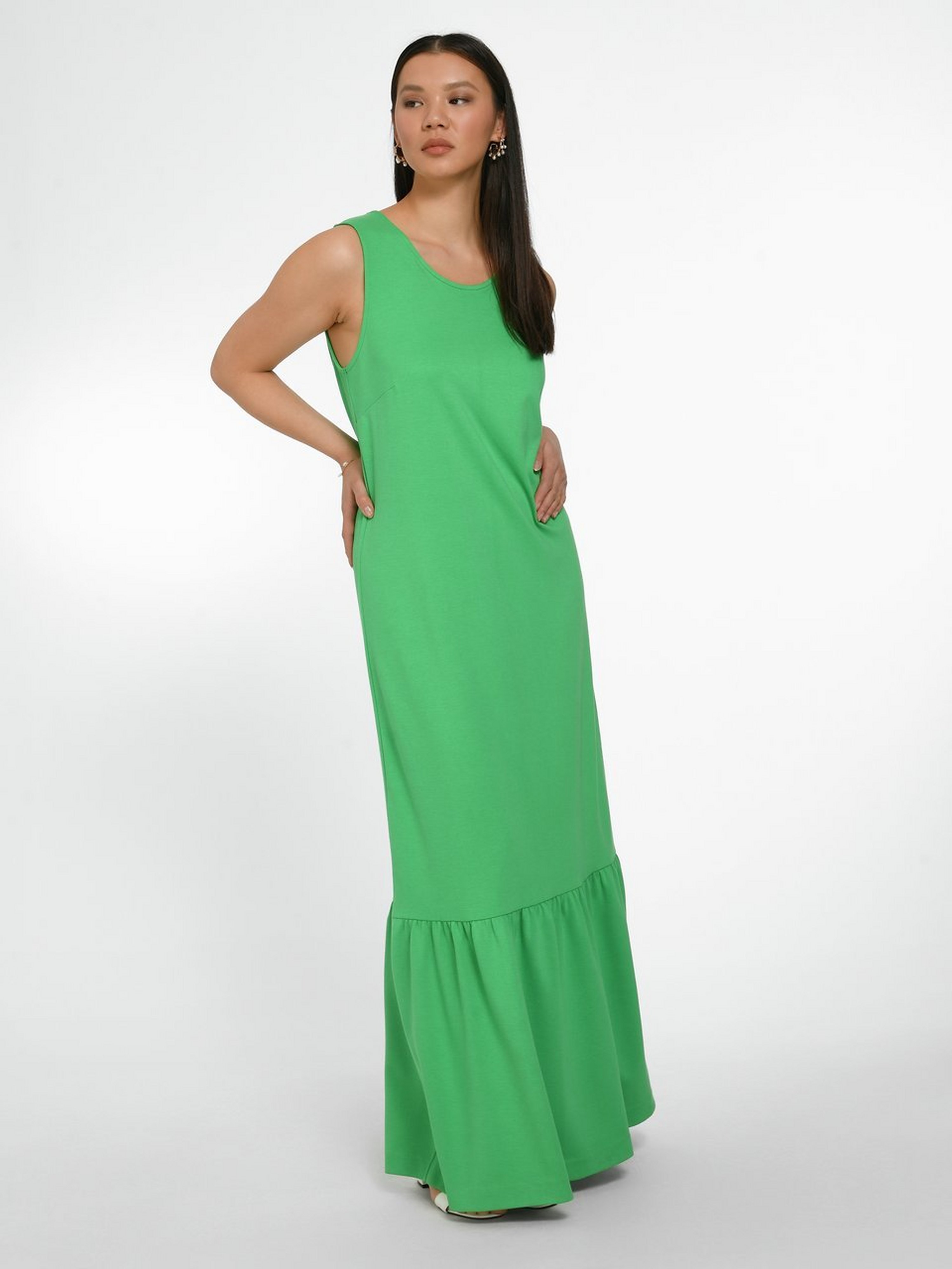 Ärmelloses Jersey-Kleid