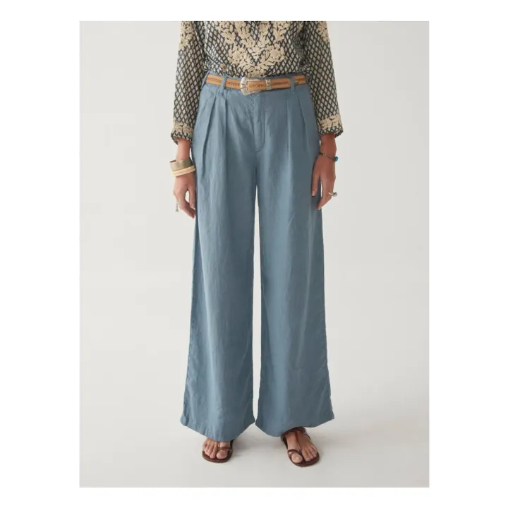 Maison Hotel Pantalon Ample Marisa | Bleu pétrole
