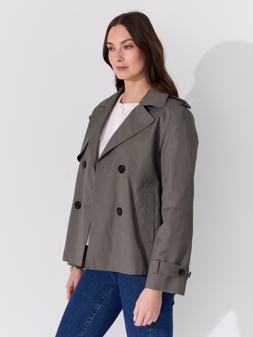 Mila kort trenchcoat R31