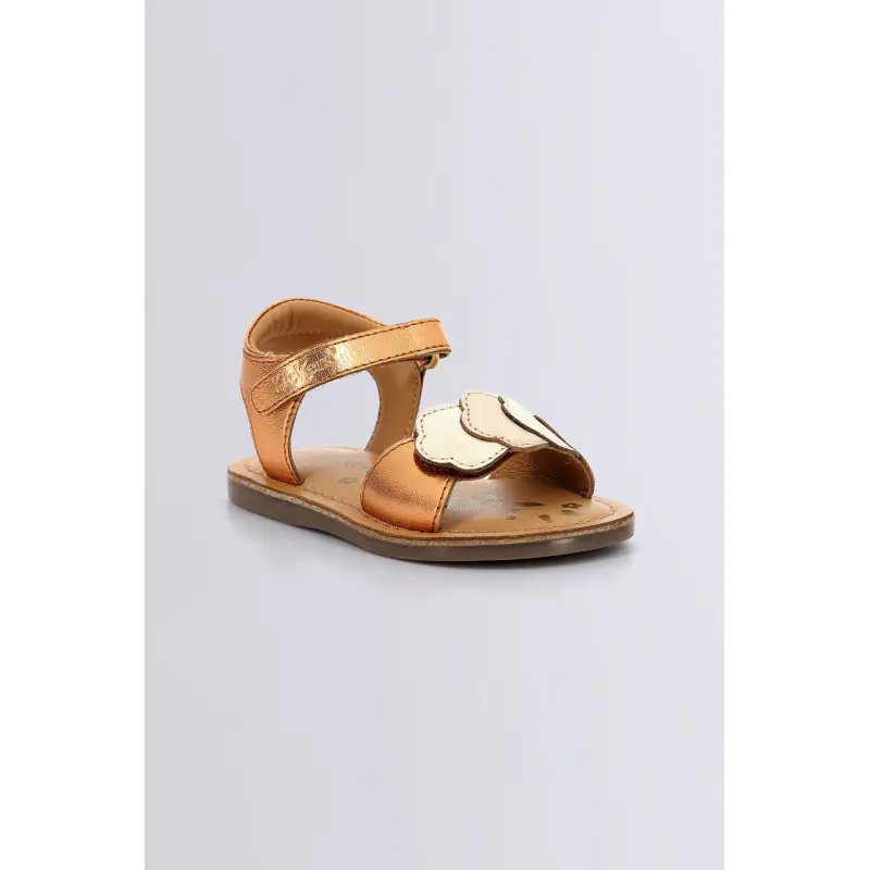 Dyastar Orange SANDALES Cuir Fille