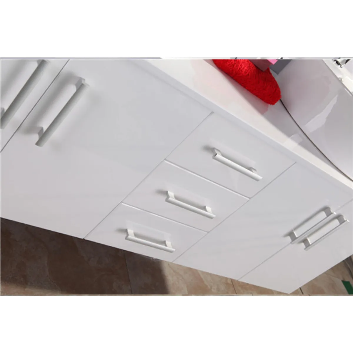 Simba Meuble salle de bain double vasque 150 cm - White Lion