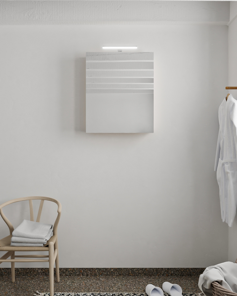 Mondiaz Cubb spiegelkast 50x70x16cm kleur linen met 1 deur