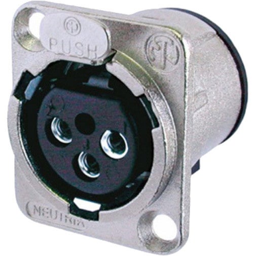 Neutrik NC3FD-V XLR chassis deel 3p female