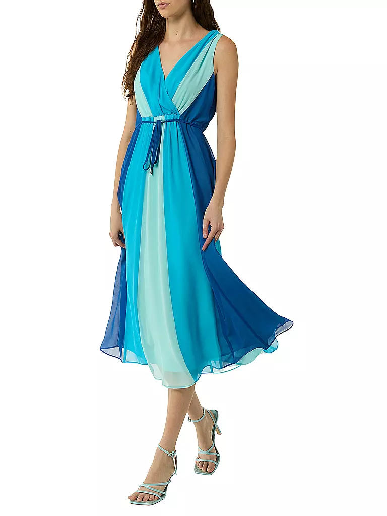COMMA Midikleid  blau