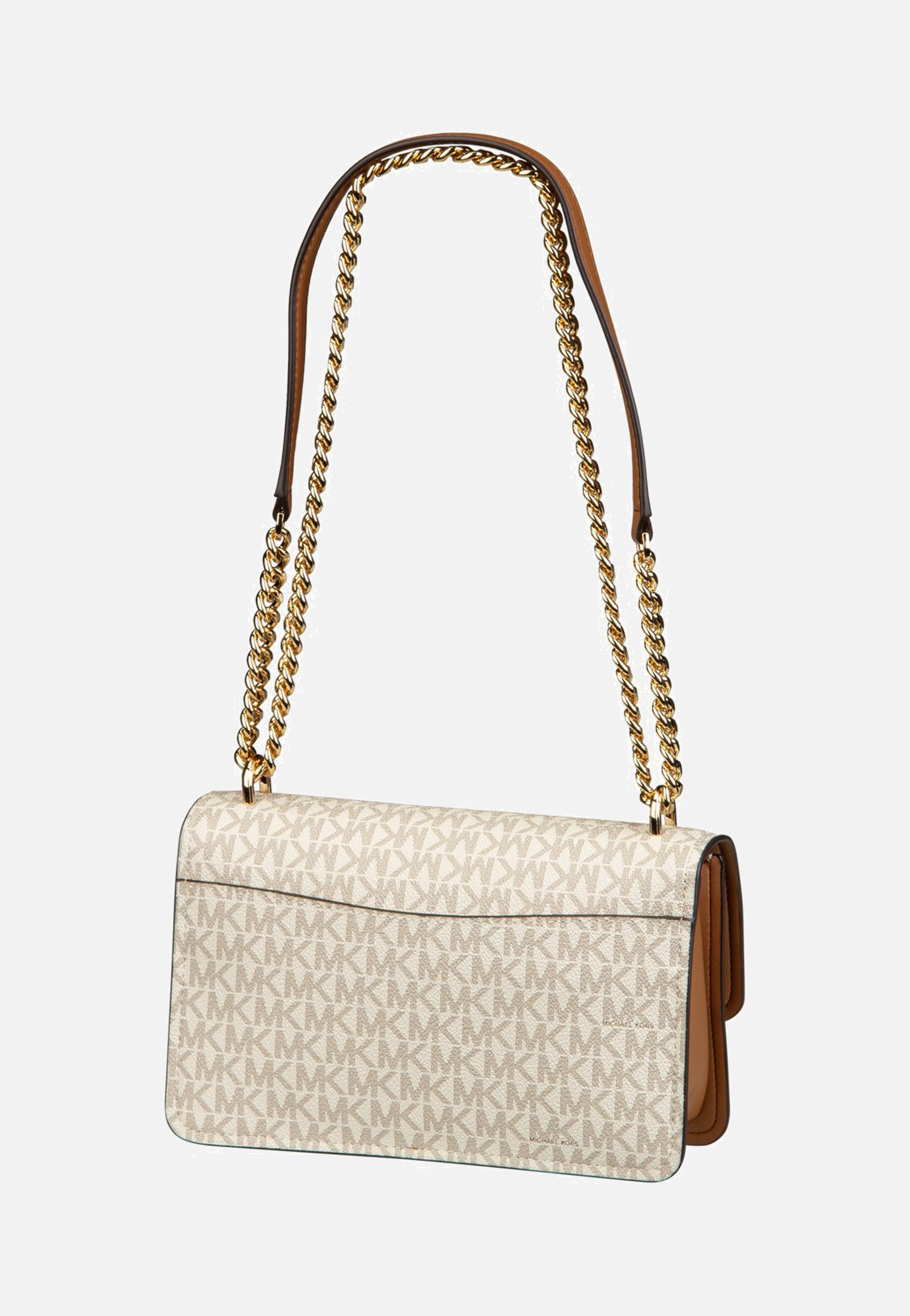 Claire LG Shoulder MK Sig Vanilla/Acorn - Umhängetasche