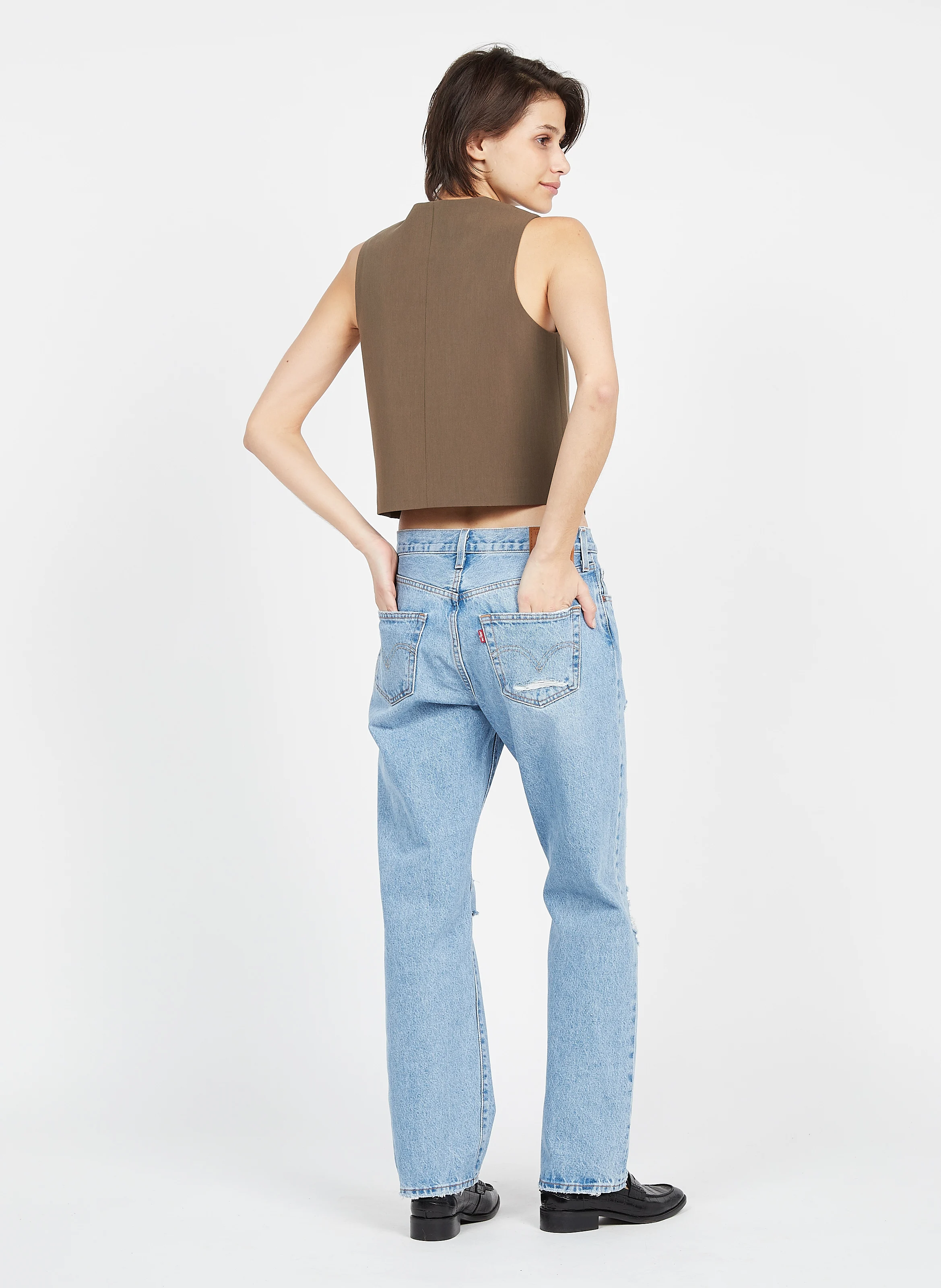90'S 501 - Jean droit en coton| Bleu