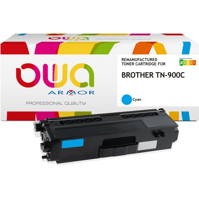 Toner remanufacturé OWA - standard - pour BROTHER TN-900C