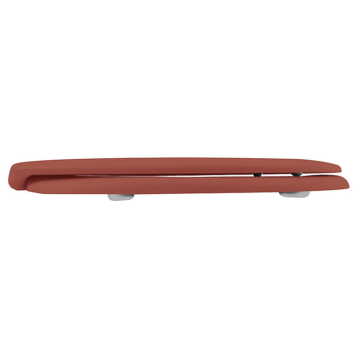 Abattant WC terracotta mat Neela avec frein de chute