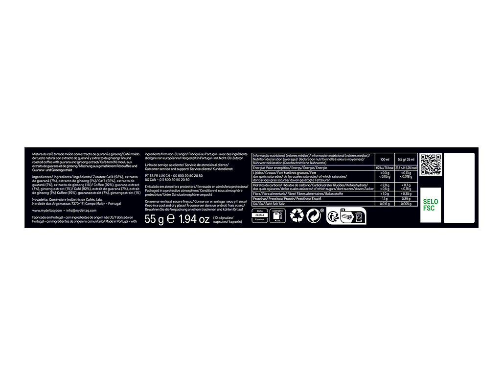 CÁPSULAS DELTA Q CAFÉ DOUBLE 10UN
