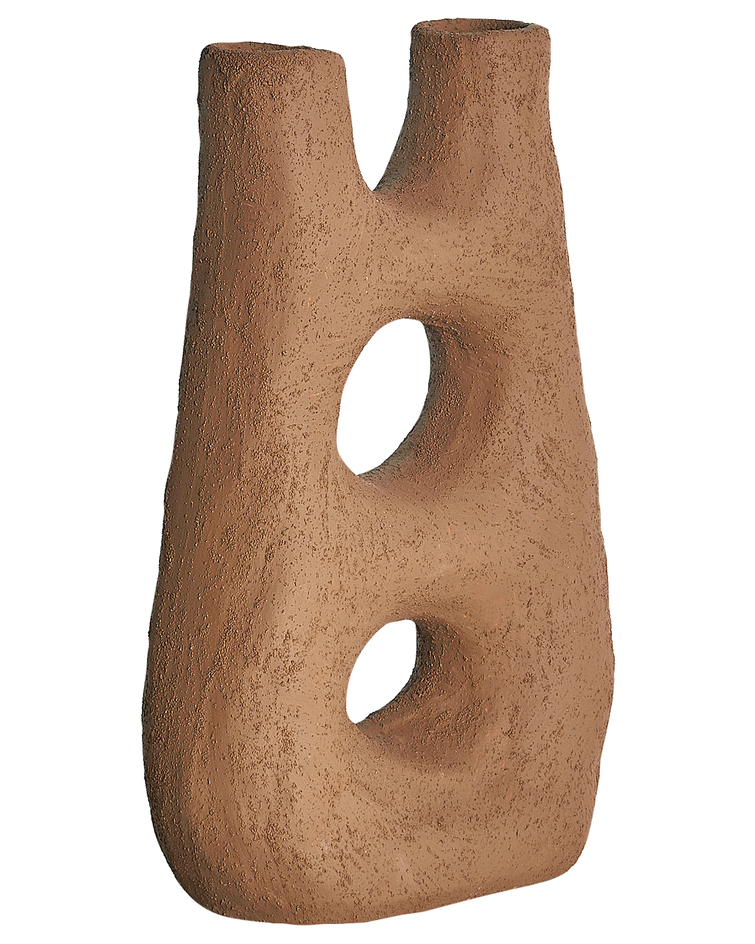 Bloemenvaas UARU Steengoed 27 cm Bruin